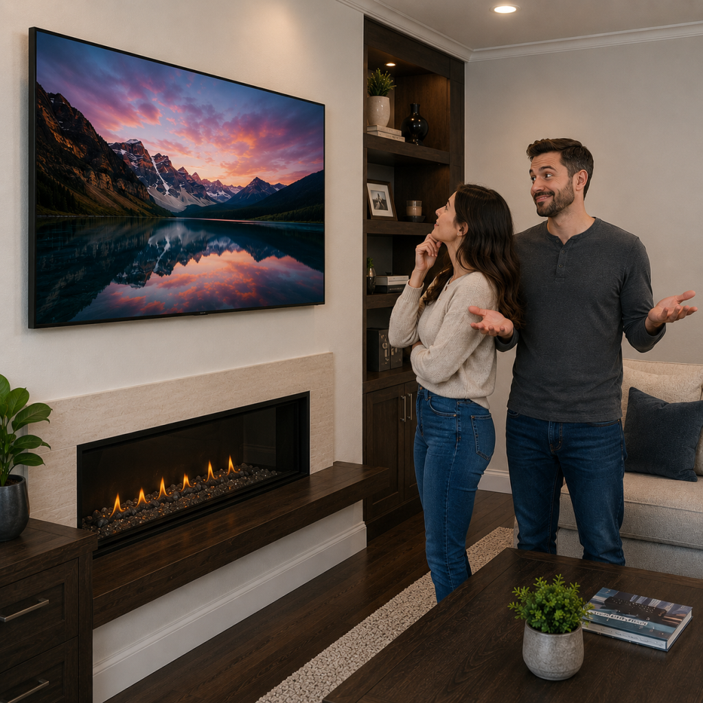 Services TV Wiring Concealment